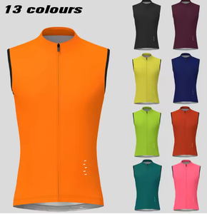 Chaleco de Ciclismo sin Mangas Multicolor para Hombre, Ligero, Cortavientos, para Ciclismo al Aire Libre - Product Image 1