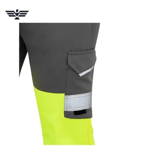 กางเกงทำงานสะท้อนแสงแบบมองเห็นได้ชัดเจน EMPIRE TREND WEARS กางเกงคาร์โก้แบบ Hi-Vis สำหรับงานอุตสาหกรรมและก่อสร้าง - Product Image 5