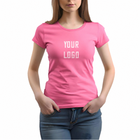 T-shirt pour filles en fibre de bambou premium 200 GSM, écologique, coupe ajustée, doux, respirant, manches courtes, col rond, logo personnalisé OEM ODM