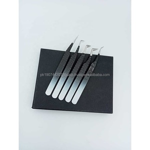 Pince à cils professionnelle pour extensions de cils, volume, pointe incurvée et lisse, outil d'extension de cils 507 - Product Image 3