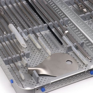 Kit de chirurgie pour clouage intramédullaire manuel, forets à poignée en T en acier de qualité médicale, certification CE, support de stockage autoclavable à trois niveaux - Product Image 6