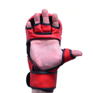 Gants de grappling en cuir sur mesure fabriqués au Pakistan, gants de grappling de qualité supérieure - Product Image 4