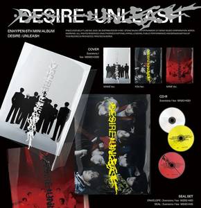 ENHYPEN DESIREUNLEASH Livre de musique pop (CD) avec matériaux en papier et en plastique Coréen pour tous les âges BW-146 - Product Image 3