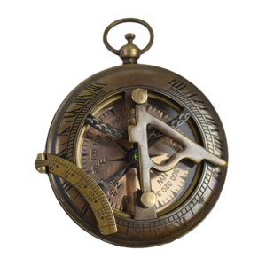 Montre de poche dorée en métal avec boussole à clapet luminescente, équipement de survie pour la randonnée, le camping, la randonnée à dos et les activités de plein air - Product Image 3