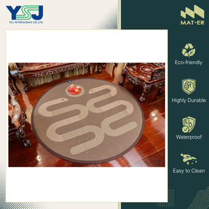 Tapis de plage ronds de qualité supérieure fabriqués en Thaïlande, imperméables et résistants à la corrosion, 100% polypropylène, en vente - Product Image 5