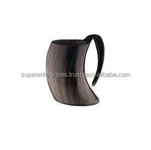 Tasse en bois en corne combiné, meilleur décor d'intérieur, conception de matériau Unique avec couleur naturelle, tasse à boire hautement conçue - Product Image 5