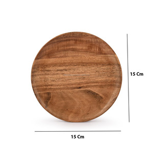 Meilleures assiettes de service rondes en bois et planches à charcuterie - Design classique, durables, faites à la main, écologiques, sans danger pour les enfants, pour mariages et événements - Product Image 5