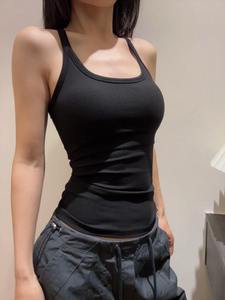 Camiseta de Compresión sin Mangas para Mujer, Chaleco Deportivo con Tela Elástica Transpirable para Entrenamiento, Running y Gimnasio - Product Image 1