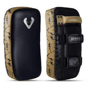 Guantes de entrenamiento Venomous Golden Line Thai Pads de cuero para MMA y Kickboxing, escudo de golpeo para brazos, equipo duradero, juego completo - Product Image 5