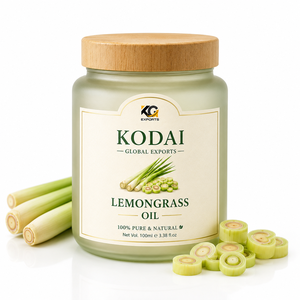 Aceite Esencial de Limoncillo de Tamil Nadu 100% Puro y Natural de Primera Calidad, Destilado al Vapor, para Aromaterapia y Cuidado Facial, Kodai Global Export - Product Image 1