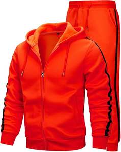 Survêtement de sport d'hiver pour homme à prix réduit, 100 % coton respirant, couleurs personnalisables, vente en gros - Product Image 4