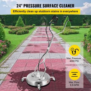 Pulitore per Superfici da 23 Pollici con 3 Ugelli, Pressione Massima 4000 PSI, Idropulitrice in Acciaio Inox per Pulizia di Vialetti e Marciapiedi - Product Image 2