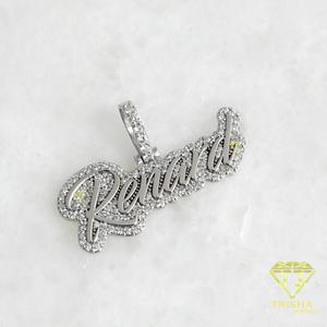 จี้สร้อยคอแบบกำหนดเองประดับเพชร ตัวอักษรแบบ Iced Out เครื่องประดับฮิปฮอป สตรีทแวร์ - Product Image 4