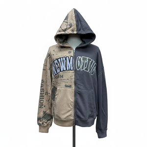 Fabricant sur mesure de sweats à capuche zippés pour hommes, logo imprimé et brodé, fabrication pakistanaise, prix bas. - Product Image 1