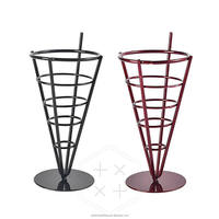 Support à gaufres et crêpes japonais en acier inoxydable noir, présentoir alimentaire, vaisselle pour restaurant, hôtel, buffet, écologique