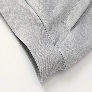 Ensemble de survêtement unisexe gris uni à manches longues avec fermeture éclair sur le devant, pantalon et sweat-shirt, vêtements décontractés d'automne, respirant, coupe régulière, taille adulte - Product Image 4