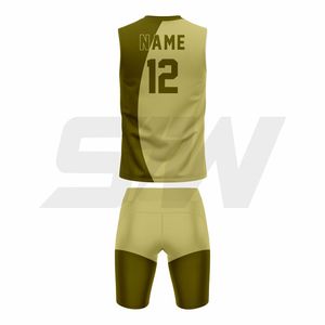 Camiseta de fútbol americano 7v7 sublimada con estampado de bandera, antibacteriana, transpirable, de secado rápido, uniforme de fútbol 7v7 personalizado. - Product Image 2