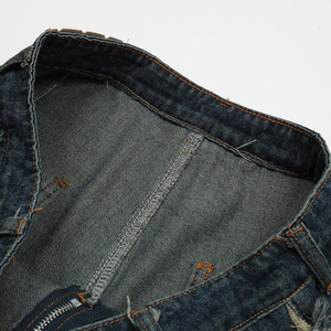 Shorts en jean taille mi-haute respirants et à séchage rapide 100 % coton, coupe droite, extensibles, pour femme, grande taille, vente en gros, été, direct usine - Product Image 4