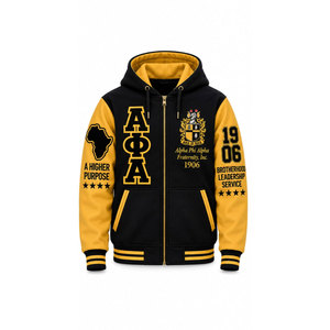 Sweat à capuche avec lettres grecques Alpha Phi Alpha pour hommes, vêtements de fraternité, vêtements de brotherhood, HBCU, cadeau pour les membres d'Alpha Pro - Product Image 5