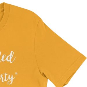 Sigma Gamma Rho Gold <b>White</b> I Attended The Sorority Party <b>Women</b> T <b>Shirt</b> <b>Short</b> <b>Sleeve</b> Graphic Tee Casual Fashion Streetwear - Product Image 5
