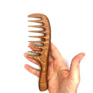 Peigne en bois bio, fabrication directe usine, outil capillaire écologique pour réduire l'électricité statique et les dommages aux cheveux, disponible en gros. - Product Image 2