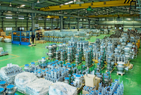 Válvula de Bola API KS JIS DIN SCPH2 para Cuerpo de Válvula Industrial de Acero Fundido 20K-25A, Asiento SCPH2 BALL SSC13, Válvulas de Bola con Brida RTFE (KS)