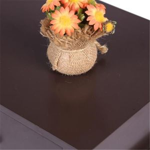 Comodino Moderno Marrone Intelligente con 1 Cassetto e Ripiano Portaoggetti - Product Image 3