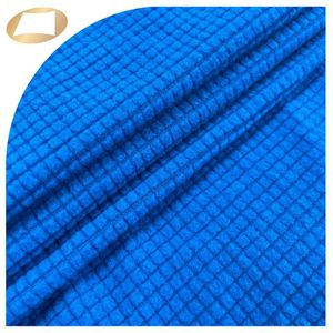 Tissu polaire à carreaux pour veste, garde la chaleur, 94% polyester, 6% élasthanne - Product Image 3