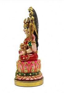Figura Religiosa de Resina Hecha a Mano de Mansa Devi, Diseño Moderno para Decoración de Mesa en el Hogar u Oficina - Product Image 2