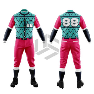 New Latest Design Customizable Breathable Printed <b>Baseball</b> Uniform Wholesale High Quality Premium Solid Pattern - Product Image 4