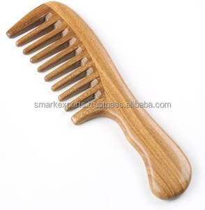 Peine de Madera de Neem Hecho a Mano de Primera Calidad, Ecológico, para Controlar la Caída del Cabello, Reducir el Frizz y Mejorar la Circulación del Cuero Cabelludo - Product Image 6
