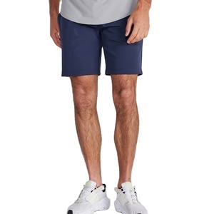 2025 Men's Casual Golf Shorts Navy Drawstring Pockets 7 Inch Outdoor Nylon Comfortable Woven <b>Boxer</b> Fleece Waistband Lightweight - Product Image 3