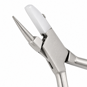 Half Nylon Jaw Half Round Nose Pliers Jewelry Tool Non Marring <b>Wire</b> Looping Shaping DIY <b>Craft</b> Durable Hand Tool - Product Image 4