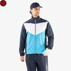 Chaquetas de Golf para Hombre de Cuello Alto, Transpirables, Ajustadas, con Cremallera Completa y Bolsillos, de Secado Rápido, Ideales para Tenis y Entrenamiento - Product Image 1