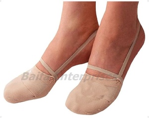 Calcetines de Ballet con Punta Descubierta para Mujer, con Parte Superior de Cuero Genuino, para Gimnasia y Yoga - Product Image 2