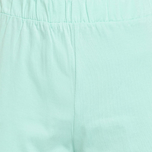 Conjunto de Verano para Mujer, Camiseta de Cuello Redondo y Pantalones Cortos, Cómodo y Liso, de Manga Corta - Product Image 6