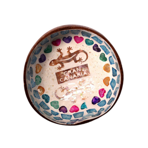 Sustainable <b>Coconut</b> <b>Shell</b> Bowl Mother Of Pearl <b>Coconut</b> Bowl Handmade <b>Coconut</b> Bowls Decorated With Eggshell And Gold Lacquer - Product Image 1