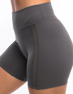 Shorts Deportivos de Cintura Alta para Mujer, Transpirables, Ecológicos, de Secado Rápido, Acanalados, para Gimnasio, Fitness, Yoga, Verano - Product Image 6
