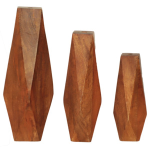 Handcrafted Wooden Flower <b>Vase</b> FV-021 | Home Decor <b>Vase</b> | Aqdus Saleem - Product Image 3