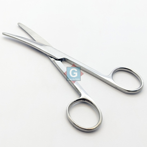Manual CE Certified Gray Rocks -1414-17 Busch Umbilical Cord Scissors Stainless Steel Surgical Instrument for Medical <b>School</b> - Product Image 5