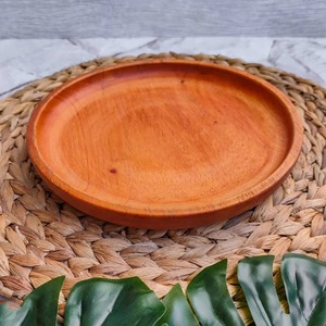 Basic Wooden Plate <b>Set</b> For Family Dining Hotel Restaurant Meal <b>Serving</b> And Durable Everyday Natural Finish Dinnerware From India - Product Image 5
