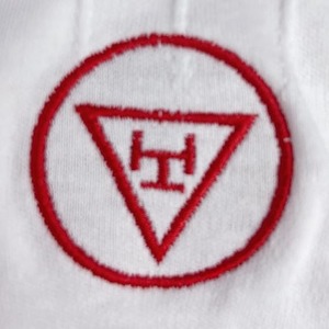 Guantes de Algodón Blancos con Triple Tau Rojo del Arco Real Masónico y Rito de York (Se Adaptan a la Mayoría) Regalia Masónica - Product Image 6