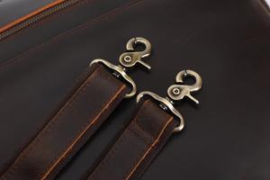 High Quality Genuine Leather Sling <b>Laptop</b> Bags Unisex Use Durable Eco-Friendly Lightweight Design Waterproof Multi-size Portable - Product Image 3