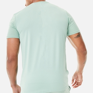 Ensemble de vêtements de sport pour homme de haute qualité, respirant, t-shirt et short pour l'été, style décontracté tricoté - Product Image 5