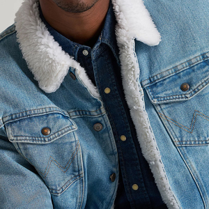 Vestes en jean pour hommes, style streetwear, collection 2026, décontractées et élégantes, à manches longues, vente en gros - Product Image 3