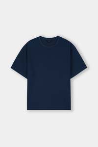 Camiseta Extra Grande Personalizada de 240 g/m², Estilo Vintage, 100 % Algodón Peinado, Cuello Redondo, Unisex, Color Sólido - Product Image 3