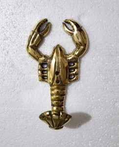 Brass Sea Shell Decorative <b>Hooks</b> Wall Mount Key Rack and <b>Towel</b> <b>Hook</b> Metal Plant Pattern for Bathroom and Clothing Use - Product Image 5