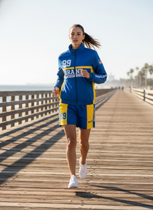 Hot Selling OEM Factory Custom Embroidery Logo Lightweight Workout Clothing Oversized Tracksuit Nylon Windbreaker <b>Set</b> - Product Image 4