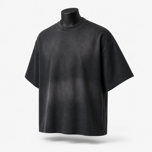 เสื้อยืดโอเวอร์ไซส์ผู้ชายราคาโรงงานขายส่ง ออกแบบเองได้ เสื้อผ้าแฟชั่นลำลอง สตรีทแวร์ ผู้ผลิตเสื้อเปล่า - Product Image 3