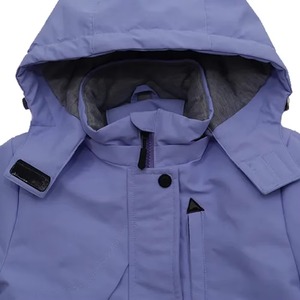 Traje de Esquí Impermeable para Bebés, con Capucha, Diseño de Bloques de Color, Traje de Nieve de una Pieza para Bebés y Niños Pequeños, Ropa de Esquí, Trajes de Invierno - Product Image 3
